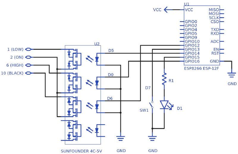 HRV controller circuit diagram.